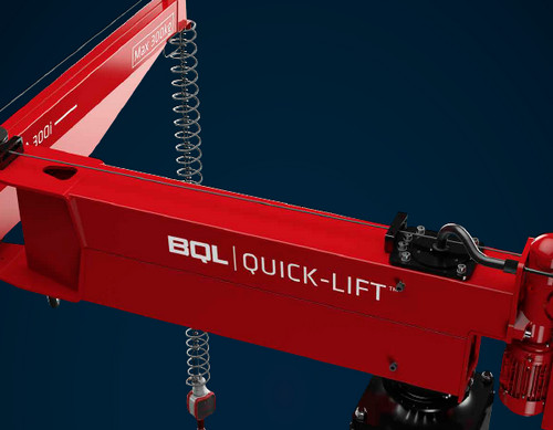 Quick-Lift智能提升機擁有結構輕巧、結實耐用吊臂